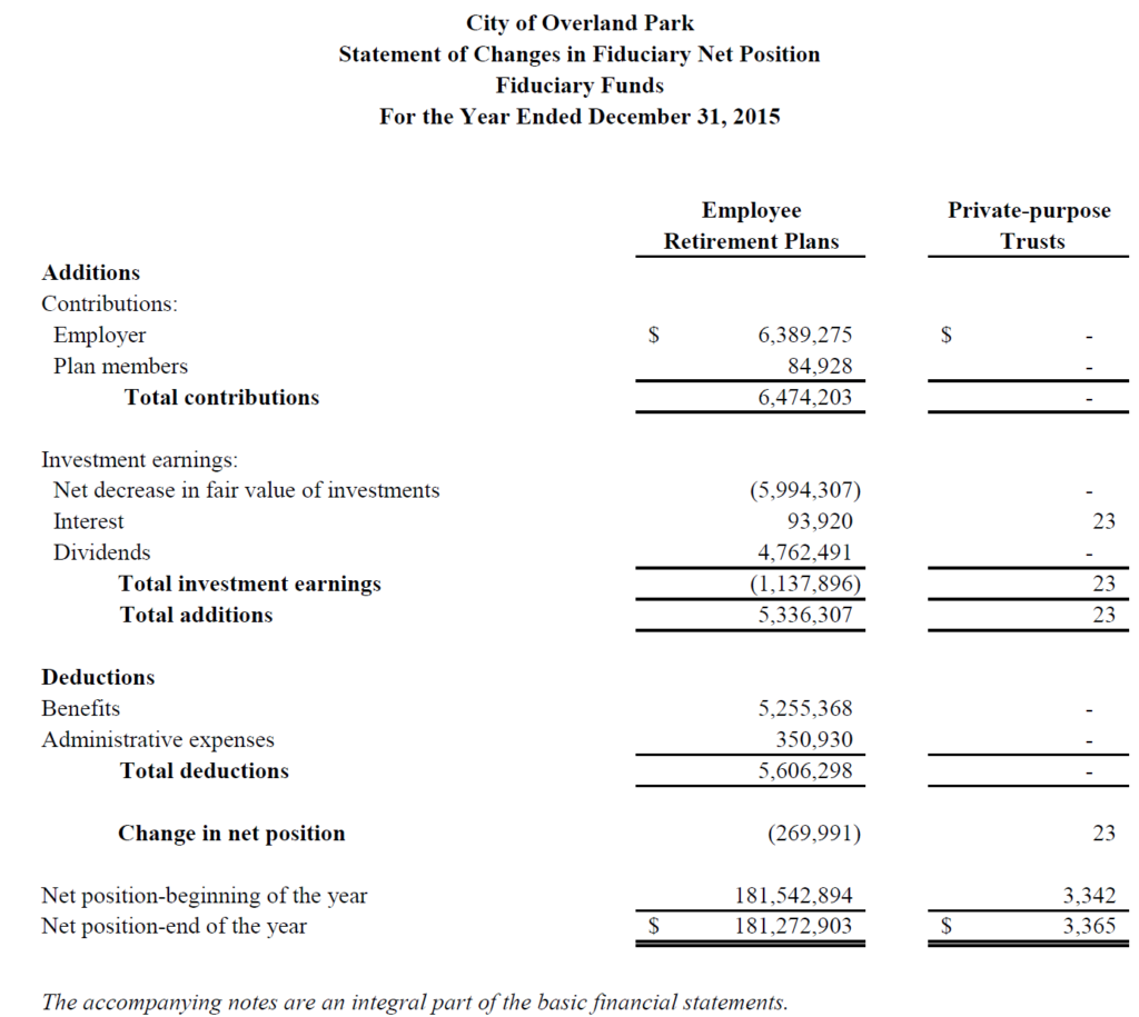 The Basic Financial Statements Financial Strategy For Public Managers