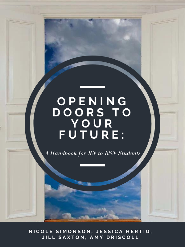 Cover image for Opening Doors to Your Future: A Handbook for RN-BSN Students