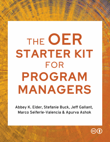 The OER Starter Kit for Program Managers book cover