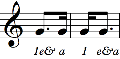 dotted quarter note symbol