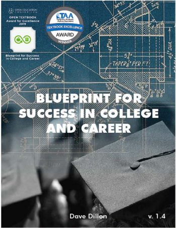 Cover art shows a blueprint with graduation caps